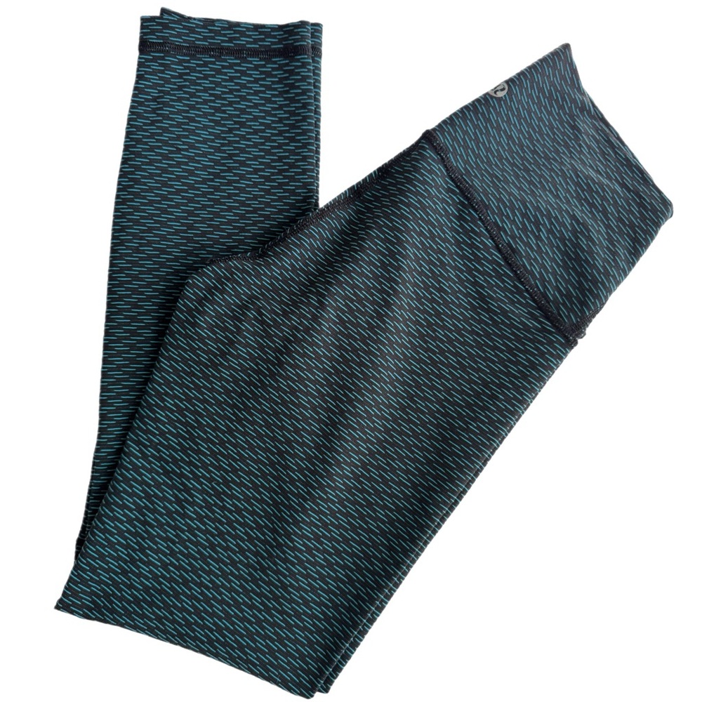 Lululemon Turquoise Blue and Black Leggings